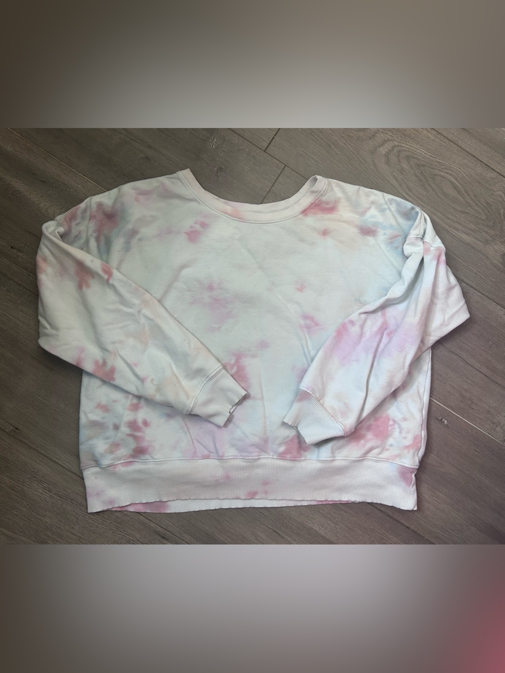 Tie-Dye Pastel Crewneck Sweatshirt - Pink